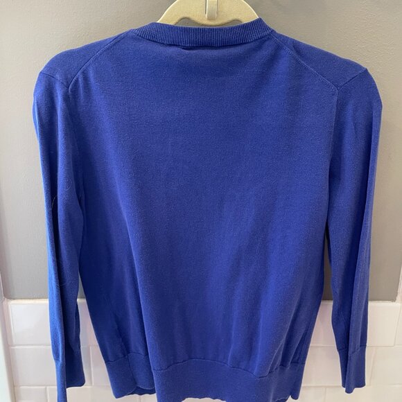 J. Crew Women's Lightweight Purple Blue Jackie Cardigan | S - Picture 4 of 4